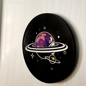 Cosmic Queer Magnet Set Queer Made Space Themed Magnets image 2