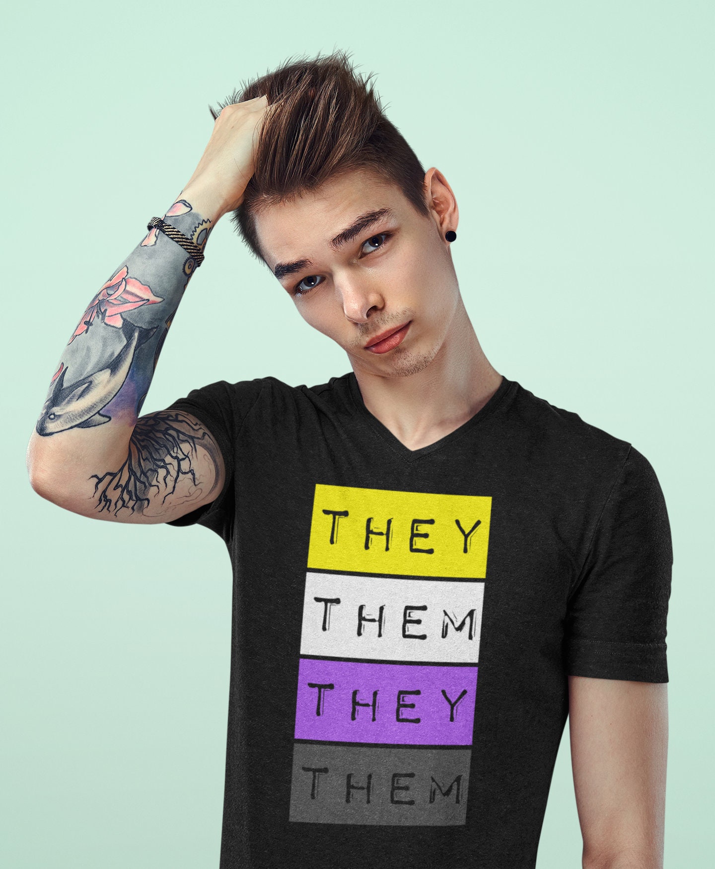 enby Nonbinary Pride T-shirt
