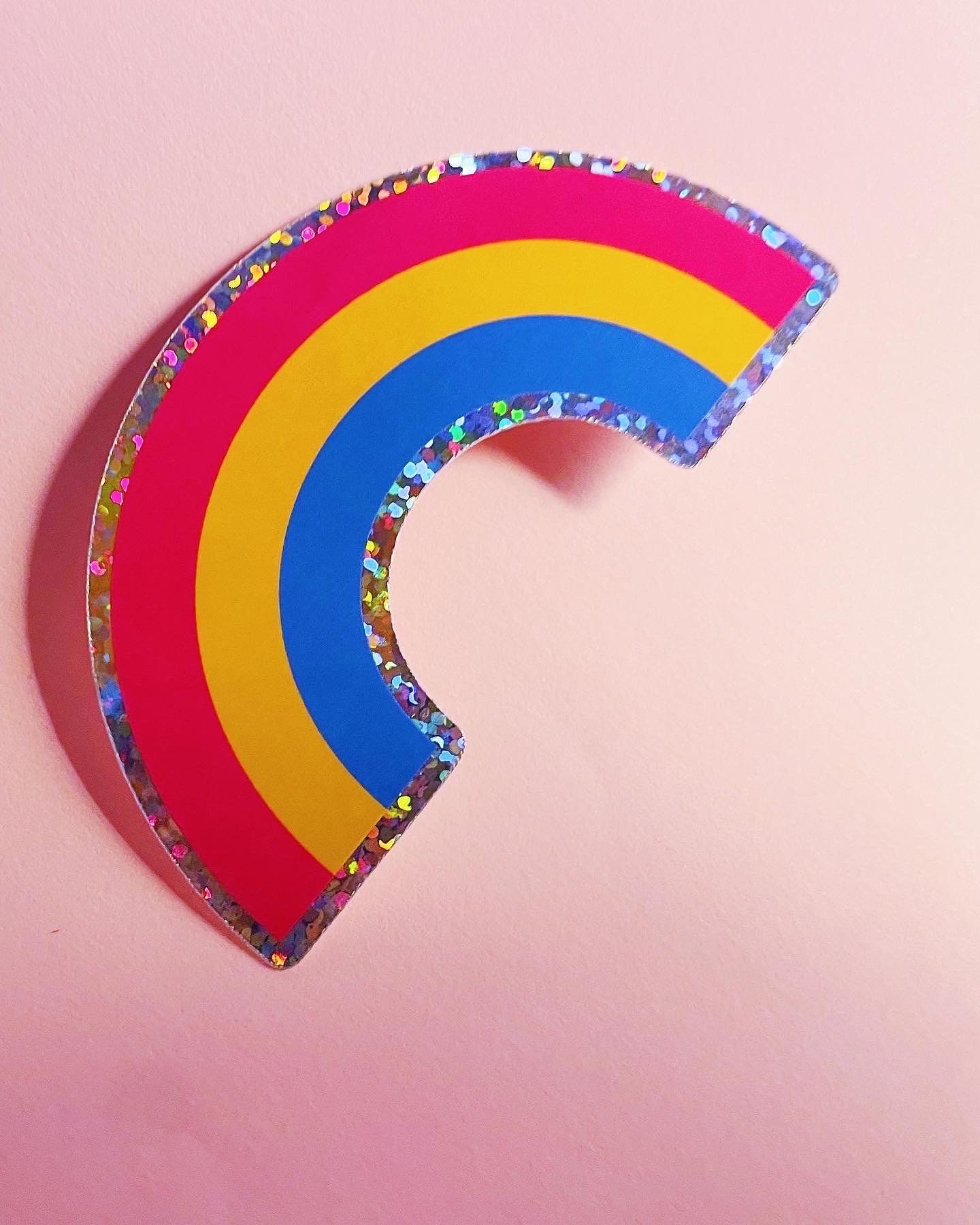 Pride Rainbow Glitter Stickers / Choose Your Flag - Etsy