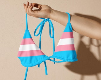 Trans Pride Bikini Top