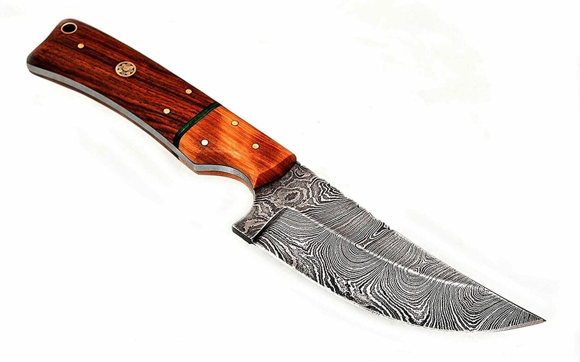 Damascus Fixed Blade Knife Handemade Knife Hunting and - Etsy