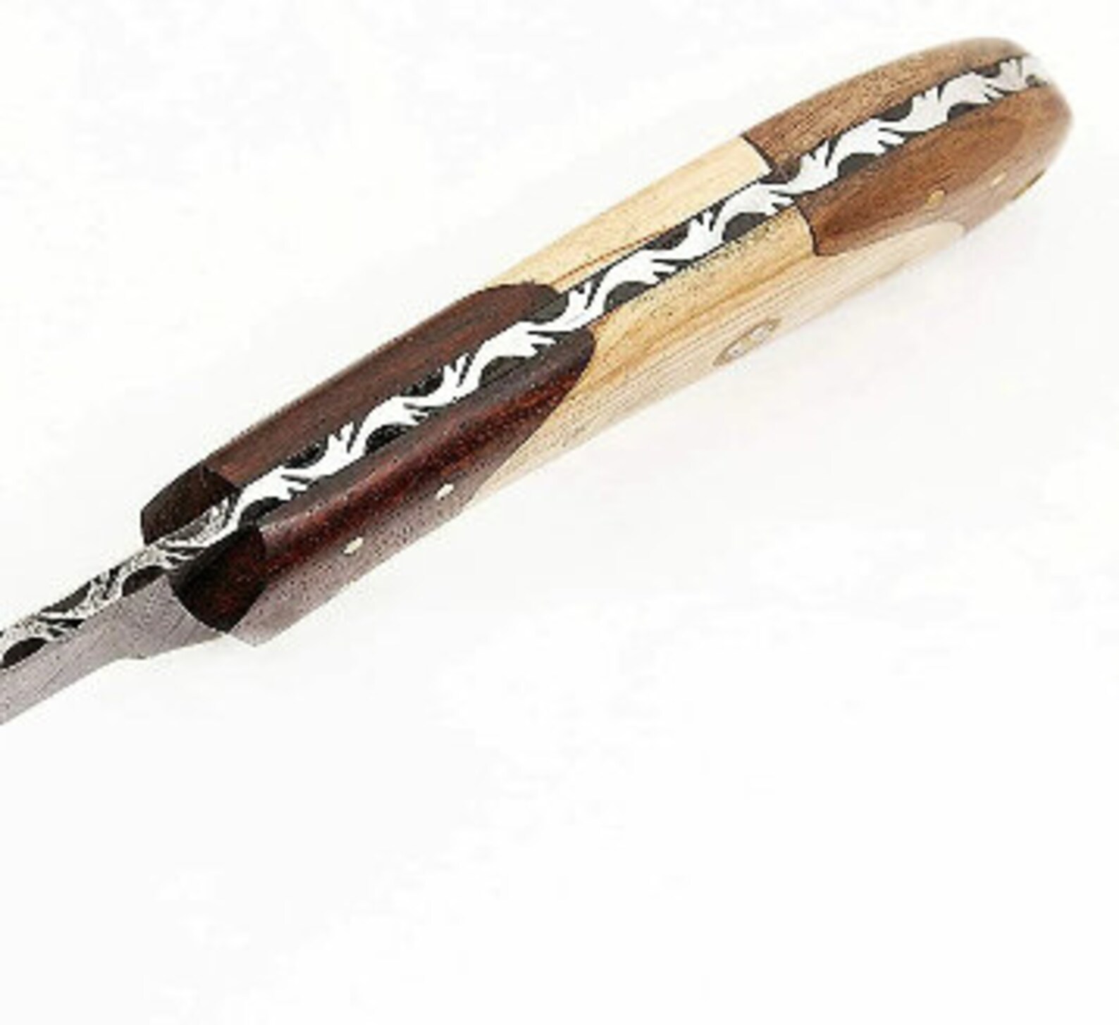 Handmade Damascus Fixed Blade Hunting Knife Etsy