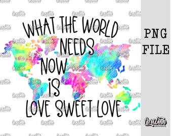 World Needs Love Etsy