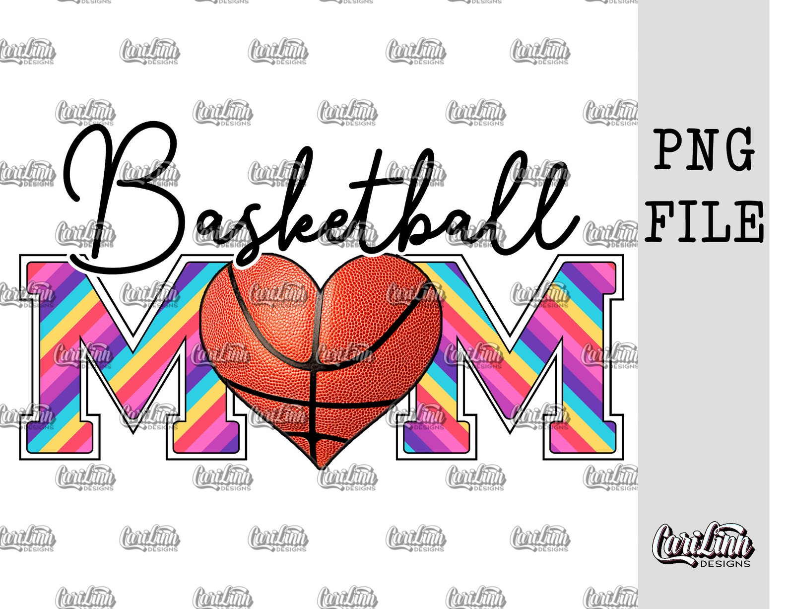 Basketball Mom Basketball PNG Digital Download for | Etsy