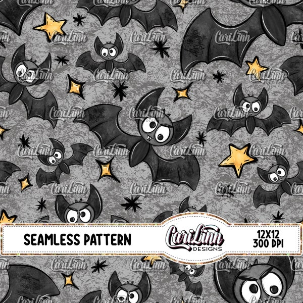 Batty Seamless Pattern