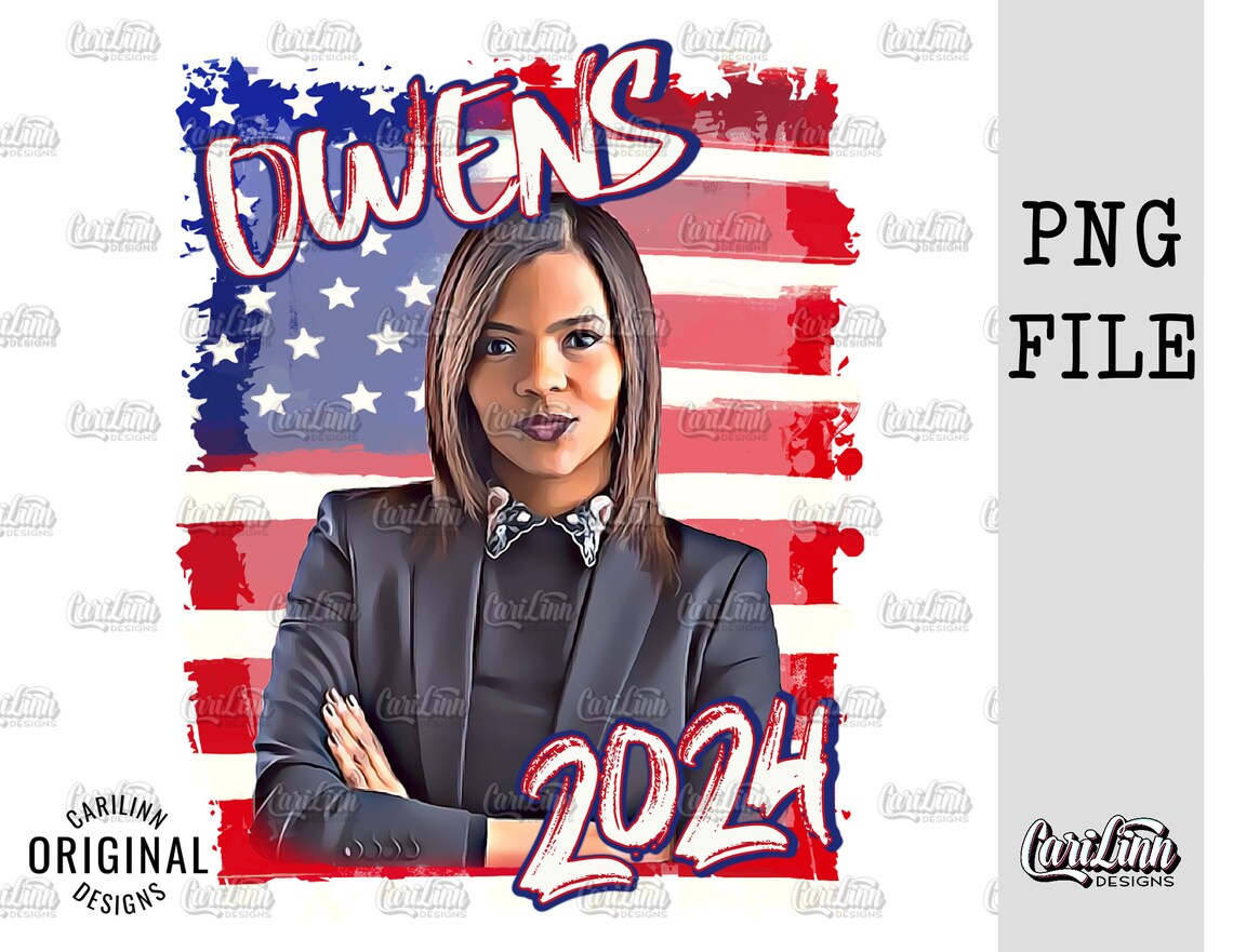 Owens 2024 Candace Owens for President PNG Digital Download Etsy