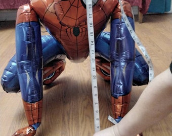 3D Spiderman Balloon Set, Super Hero Birthday Party Decor