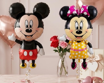 112 CM GIANT BALLOONS Mickey , Minnie Party Foil Balloon Decoration / Buy 2 Get 1 Free