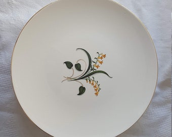 soup bowl 10 pieces Vintage 1930/'s Edwin Knowles Yellow dinnerware salad plate very good condition platter dinner plate