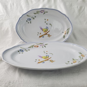 Longchamp &quot;Perouges&quot; 16 in or 14 in Oval Platters, Sold Individually