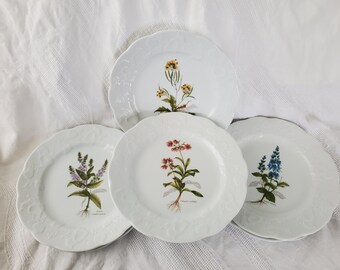 Dansk "Ivy" Accent Luncheon Plates, Sold Individually, Made in France