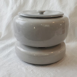 VINTAGE Russel Wright "American Modern Granite Gray" by Steubenville 3-Piece Stack Set