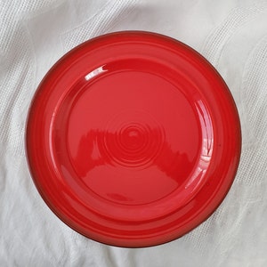 VINTAGE "Flamenco Red" Metlox Poppytrail Dinner Plates, Set of 4 and Individual, sold separately