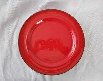 VINTAGE "Flamenco Red" Metlox Poppytrail Dinner Plates, Set of 4 and Individual, sold separately