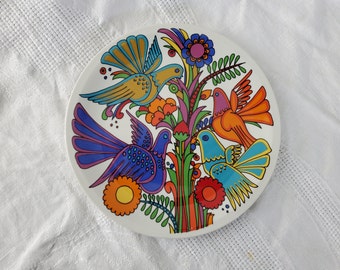 VINTAGE „Acapulco“ von Villeroy & Boch Salatteller mit Mitteldesign (Älter, Milano-Form)