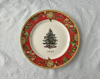 Spode "Christmas Tree" 2015 Annual Plate