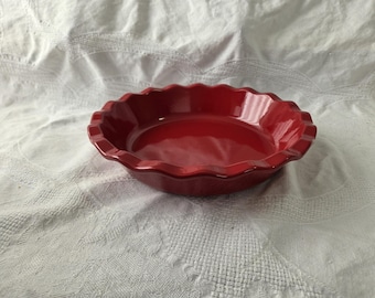 Emile Henry Assiette de service à tarte de 61,31 9 po. de profondeur