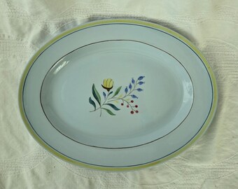 VINTAGE Petrus Regout Hand Painted Platter