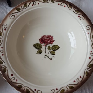 VINTAGE "Provincial Rose" de Metlox Piezas para servir, se venden por separado