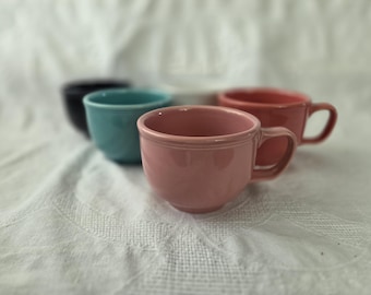 Homer Laughlin Jumbo Cups in Various Fiesta Colors, Sold Individually