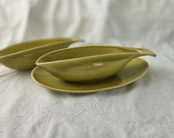 VINTAGE Russel Wright "American Modern Chartreuse" Sauce/Gravy Boats, Sold Separately
