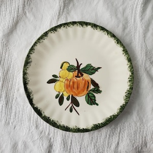VINTAGE Blue Ridge Southern Potteries &quot;County Fair&quot; Hand Painted Salad Plate