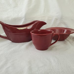 VINTAGE Bauer &quot;Monterey&quot; Lot in Burgundy