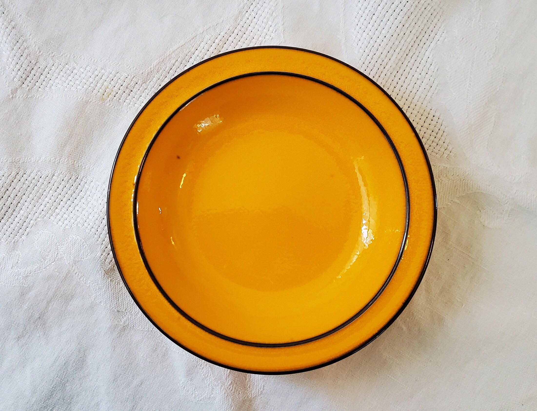 VINTAGE Thomas danish Gold Rim Soup Bowls Set of Etsy