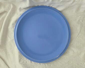 VINTAGE Vernon Kilns "Ultra California" Blue Aster 14 in Platter