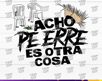 Acho Pe Erre Es Otra Cosa PNG,JPG,SVG Puerto rico png, boricua png, Print and cut digital files, instant download