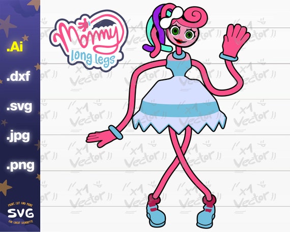 Mommy Long Legs PNG for Sublimation Use DIGITAL (Download Now) 