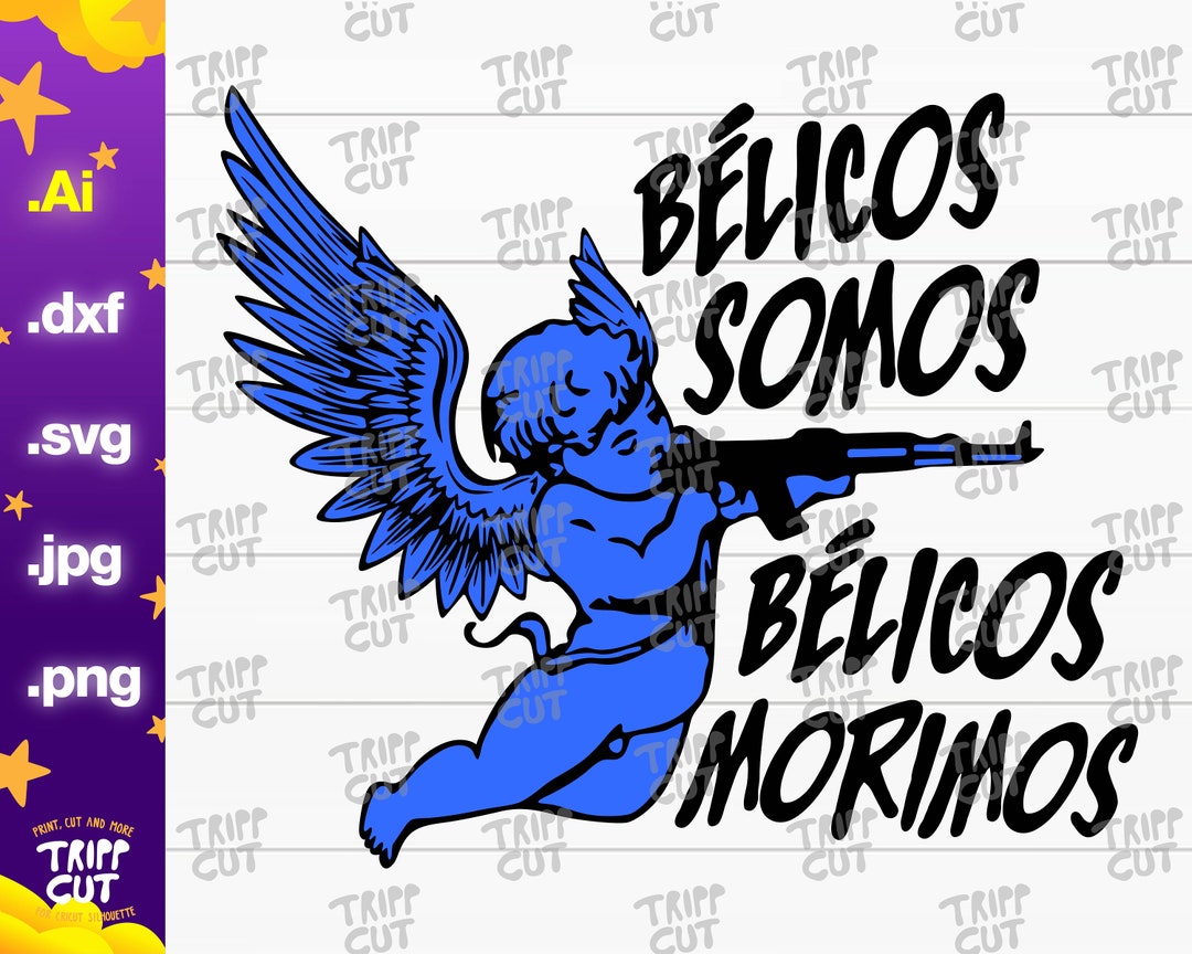 Bélicos Somos Bélicos Morimos PNG,JPG,SVG Junior H Azul Png, Peso Pluma