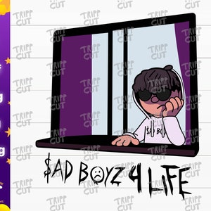 Corridos Tumbados png Sad Boyz 4 Life PNG,JPG,SVG,Dxf, Sad Boyz jpg, Print and Cut Digital files cricut silhouette files download