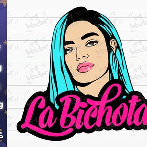 Bichota SVG, PNG, Digital Files for cricut silhouette, sublimation, decals, digital download