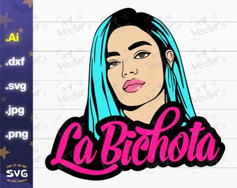 Bichota SVG, PNG, Digital Files for cricut silhouette, sublimation, decals, digital download