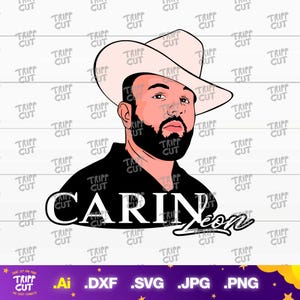 Carin Regional Mexicano PNG,JPG,SVG,Eps Carin, Print and Cut Digital files cricut silhouette files download