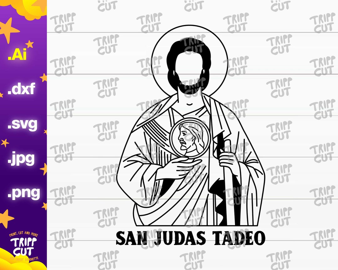 San Judas Tadeo PNG, JPG, SVG Santo Png, San Judas Png, Oración De Fe ...