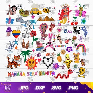 Bichota Print and Cut files, mañana será bonito PNG,JPG,SVG,Dxf Digital files cricut silhouette files download