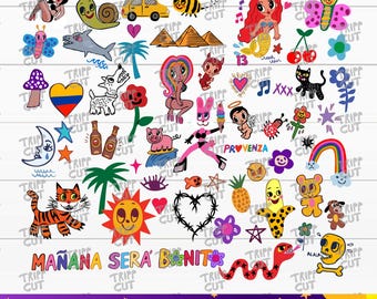Karol G Bichota Print and Cut files, mañana será bonito PNG,JPG,SVG,Dxf Digital files cricut silhouette files download