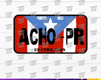Acho PR Es Otra Cosa PNG,JPG,svg Print and cut digital files, Puerto rico png, boricua jpg
