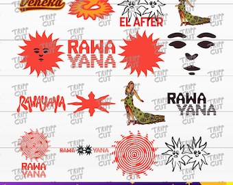Rawayana Tour Bundle SVG PNG, Donde Es El After, digitale Dateien zum Drucken und Ausschneiden herunterladen