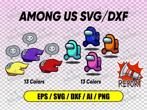 Among Us Vector Svg Dxf Png Dead Character 13 Colors Etsy Among Us Vector Svg Dxf Png Dead Character 13 Colors Etsy