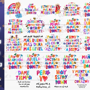 Bichota Bundle Mañana Será bonito Frases PNG, JPG, SVG, Dxf Frases png, Print and Cut Digital files cricut silhouette files download