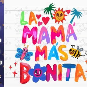 Bichota La Mamá Más Bonita PNG,JPG,SVG,Dxf Mañana será bonito png, bichota png, Print and Cut Digital files download