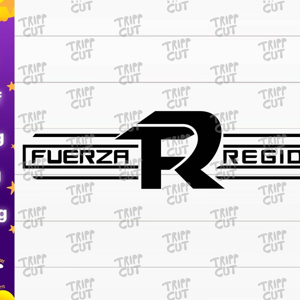 Fuerza Regida Logo PNG,JPG,Svg, regional mexicano png, Corridos tumbados png, Música regional png, Print and Cut Digital files download
