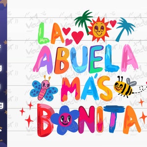Bichota La Abuela Más Bonita PNG,JPG,SVG,Dxf Mañana será bonito png, bichota png, Print and Cut Digital files download