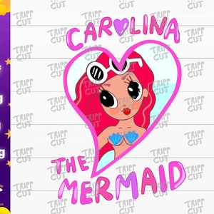 Karol G Carolina mermaid PNG,SVG,JPG,Dxf Bichota season png, Mañana sera bonito png, Print and Cut Digital, cricut silhouette files download
