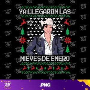 Pull moche PNG, Corridos Tumbados, Joyeux Noël PNG, Noël, Neiges de janvier, Corridos PNG, Fichiers numériques à imprimer et découper