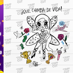 Bichota Que Chimba de Vida PNG,JPG,SVG Mañana será bonito Png, Bichota png, Bichota season Digital files cricut silhouette files download