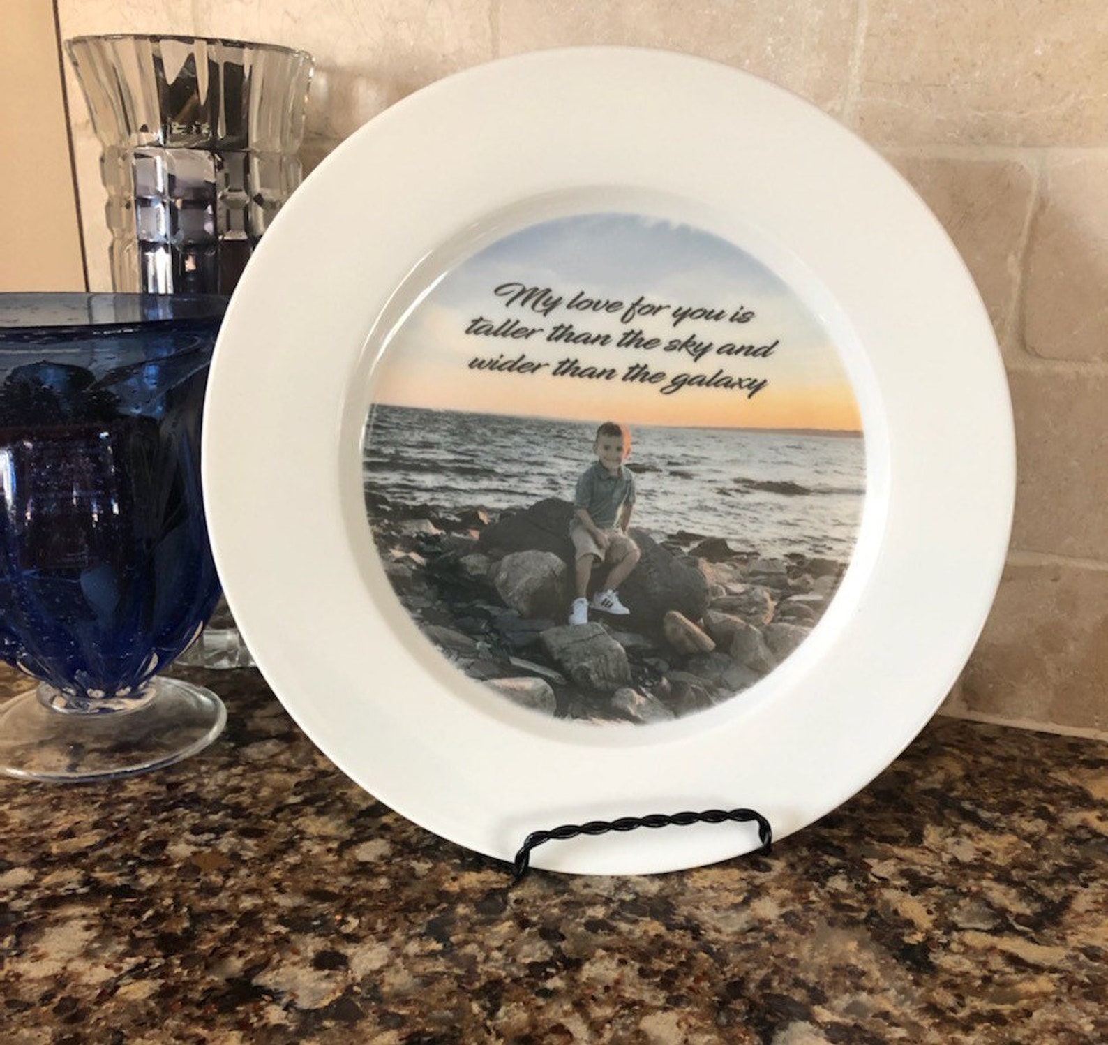 Customized Plate Keepsake Plate Personalized Plate Etsy